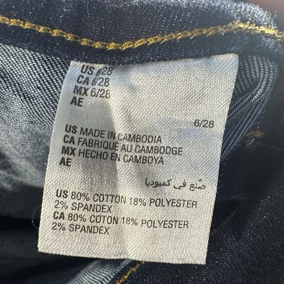 INC International Concepts Size 6 High Rise Wide Leg Denim Blue Jeans Pre-Owned - Picture 6 of 9